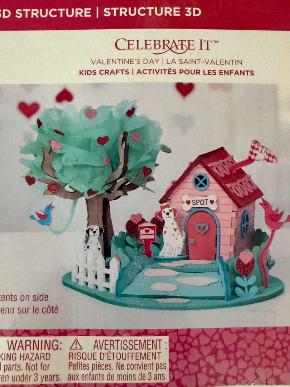 Celebrate It Dog House Scene 3D Foam Craft Kit - New - Picture 8 of 10